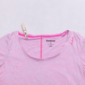 Reebok Pullover Active Short Sleeve T Shirt Womens Size Small S Pink